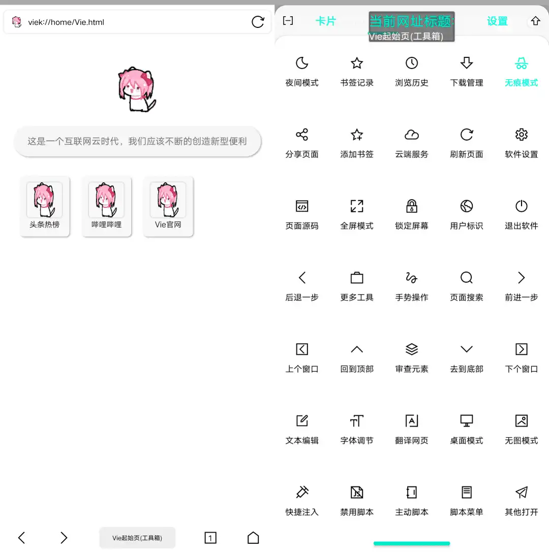 Android Vie 浏览器_v5.2.4