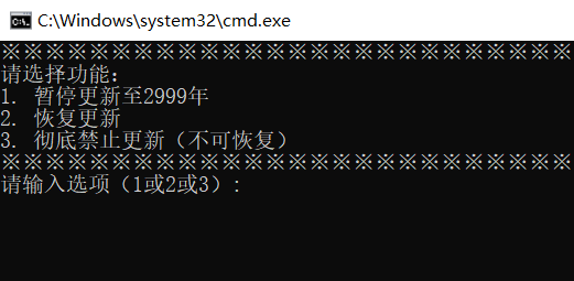 Windows 暂停更新至2999年