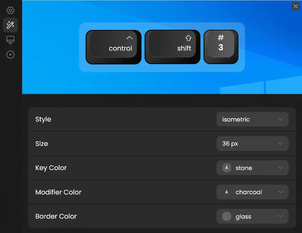 Windows keyviz 键盘鼠标可视化_v1.0.6 绿色便携版