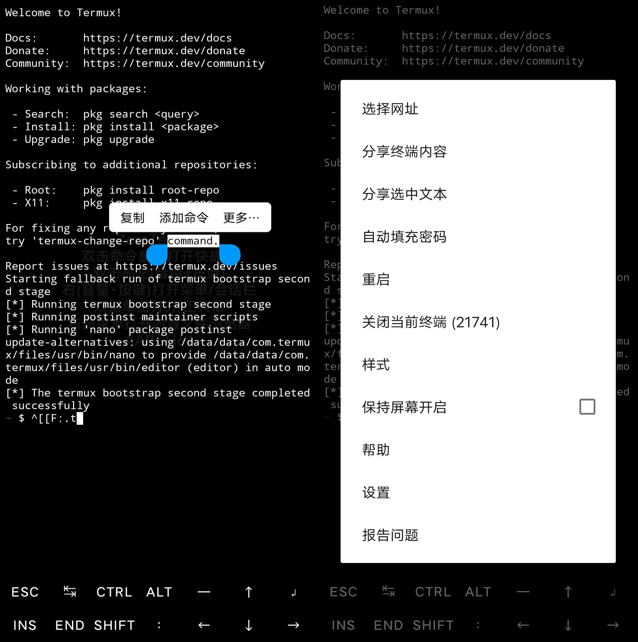 Android ZeroTermux 终端模拟器_v0.118